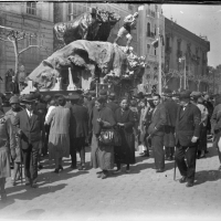 Falla en la plaza de Tetuán de Valencia. ca 1932. ES.462508.ADPV/Colección Ferran Belda, Caj. 00149 - Núm. 06289