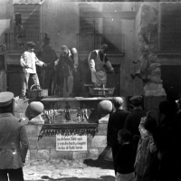 AUTOR DESCONOCIDO. Falla en una calle de Valencia. Valencia. 1932. ES.462508.ADPV/Colección Ferran Belda, imagen nº 06286