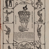 English Clown to the Prince Imperial of  France. 1871; 28 x 22 cm.ES.462508.ADPV/Carteles de circo/ Sig. IX.1 caja 25, legajo 82.02