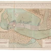SALVADOR ESCRIG. Plan geométrico que manifiesta del azud de la villa de Cullera de donde toman agua las dos acequias madres de la misma y el estado ruinoso en que se halla en el dia y deve [sic] repararse. 1926. ES.462508.ADPV/Mapas y Planos/MP034 nº 27.01