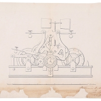 PEDRO BESSES. Reloj nuevo de Torre para el pueblo de Almusafes. 1866. ES.462508.ADPV/Mapas y Planos/MP035 nº21