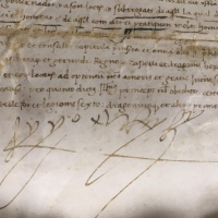 Detalle de firma de Fernando II
